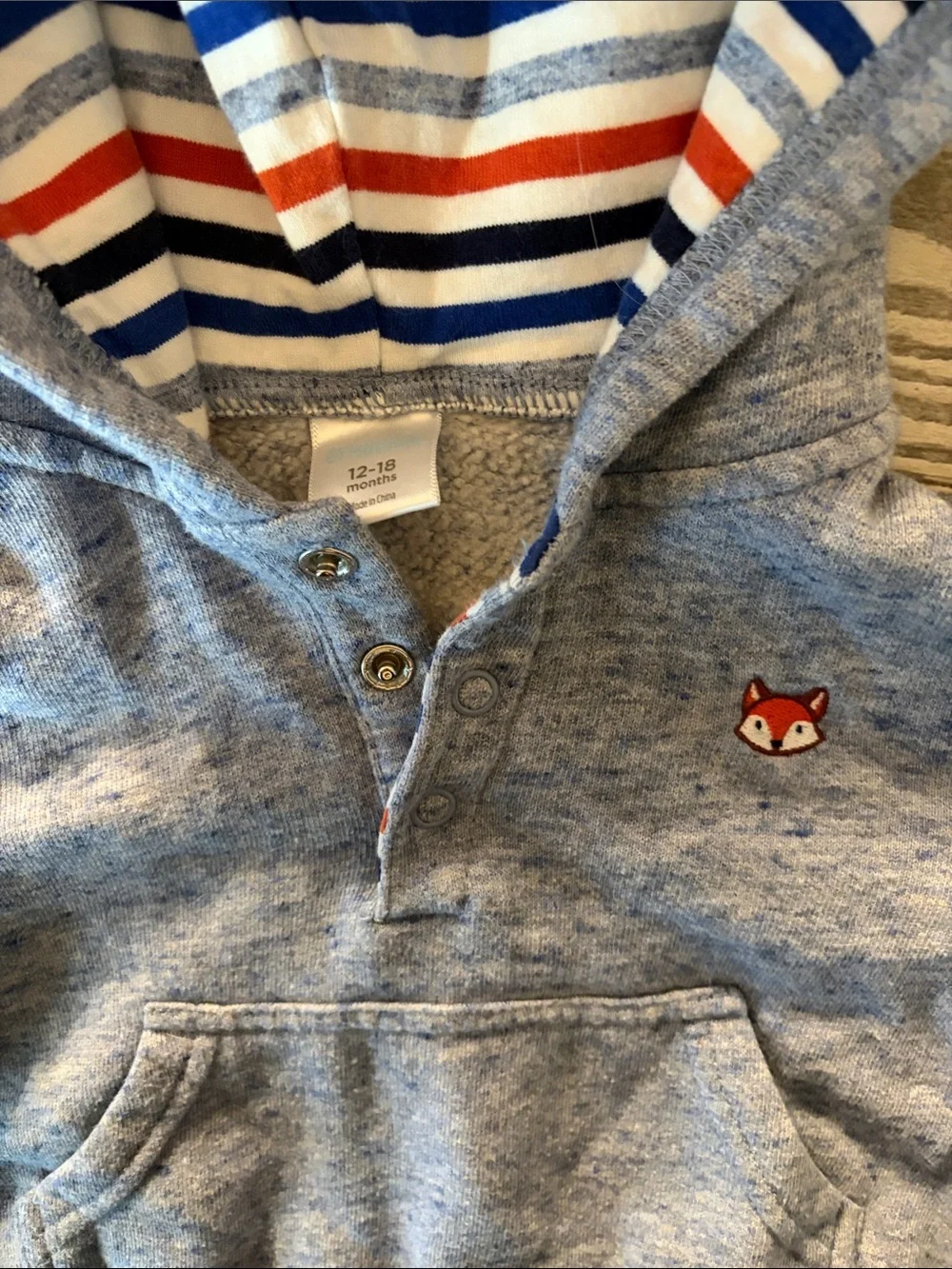Gymboree patch face fox